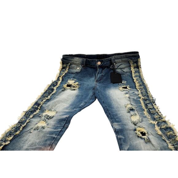 THRT DENIM-LUCAS-STRAIGHT LEG JEANS SIZE 40 - Picture 2 of 15